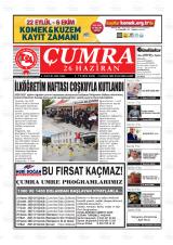 ÇUMRA 26 HAZİRAN